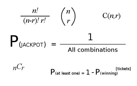 lottery algorithm formula